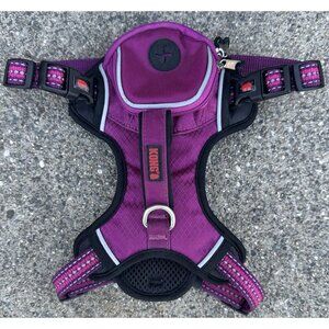 KONG Dog Harness Purple & Pink Comfort Waste Bag & Treat Pocket Size Small